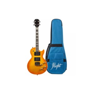 Flight Centurion Tenor Electric Ukulele w/Case - Vintage Burst