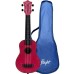 Flight TUS65 Soprano Travel Ukulele - Ruby
