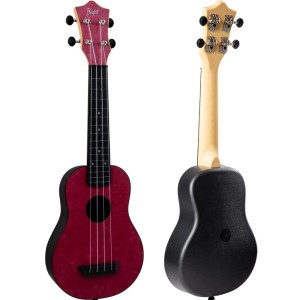 Flight TUS65 Soprano Travel Ukulele - Ruby
