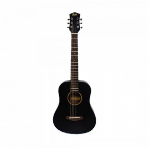 Flight AC150BK 3/4 Steel String Acoustic Guitar - Black