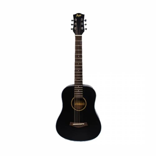 Flight AC150BK 3/4 Steel String Acoustic Guitar - Black