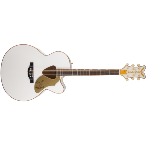 Gretsch 2714024505 G5022CWFE Rancher Falcon, Jumbo, Acoustic-Electric Guitar - White