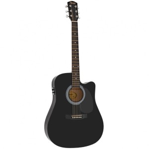 Fender 0930307006 SA-105CE Squier Acoustic Guitar - Black