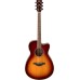 Yamaha FSC-TA TransAcoustic Cutaway Guitar - Brown Sunburst