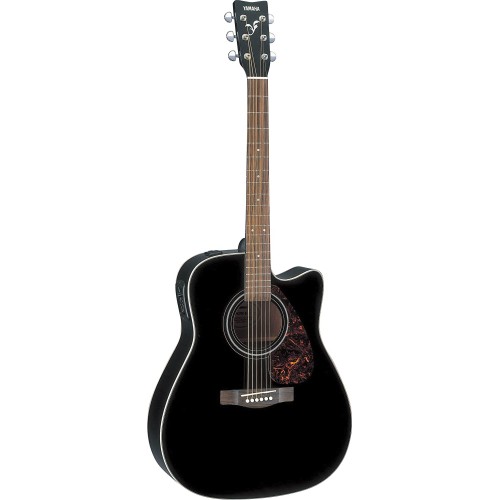 Yamaha FX370C BL Acoustic Electric Guitar-Black