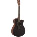 Yamaha FSX400C Cutaway Concert-Style Electro Acoustic Guitar- Smoky Black