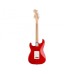 Fender 0378034538 Squier FSR Affinity Stratocaster QMT Laurel Fingerboard - Crimson Red Transparent