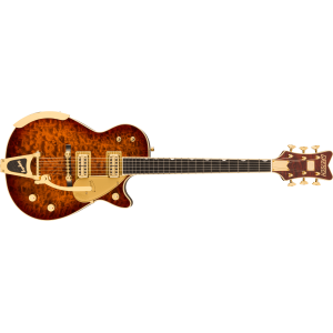 Gretsch 2400599897 G6134TGQM-59 Limited Edition Quilt Classic Penguin with Bigsby, Ebony Fingerboard - Forge Glow