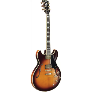 Yamaha SA2200 Hollow Series Electric Guitar - Brown Sunburst