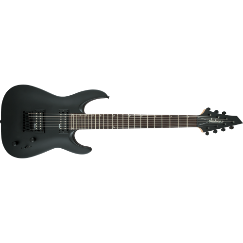 Jackson 2910132568 JS Series Dinky Arch Top JS22-7 DKA HT, Amaranth Fingerboard - Satin Black