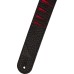 Jackson 2995378002 Shark Fin Leather Strap, Black and Red, 2"