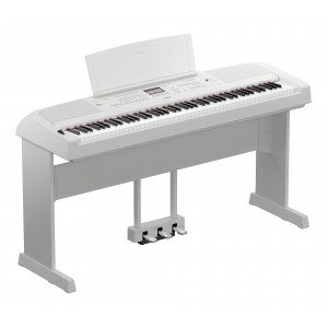 Yamaha DGX-670 Digital Piano - White (Keyboard stand, L-300WH, not included)