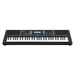 Bundle - Yamaha PSR-E373 61-key Portable Keyboard With Stand, Case and Adapter
