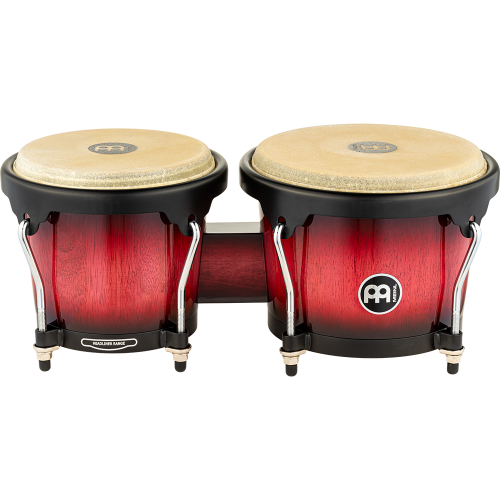 Meinl Percussion Headliner® Series HB100 / HTB100 Wood Bongo, Wine Red Burst