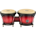 Meinl Percussion Headliner® Series HB100 / HTB100 Wood Bongo, Wine Red Burst