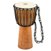 Meinl Percussion 10" Rope Tuned Headliner® Series Wood Djembe, Nile Series