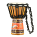 Meinl HDJ5-XXS 4 1/2" African Style Mini Series Wood Djembe - Python Design