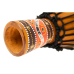 Meinl HDJ5-XXS 4 1/2" African Style Mini Series Wood Djembe - Python Design