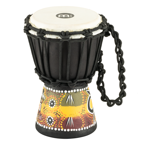 Meinl HDJ7-XXS 4 1/2" African Style Mini Djembe - Gecko design