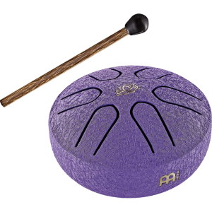 Meinl PSTD1PLF 3" Tongue Drum, A Major, Lotus Flower - Purple