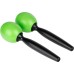Nino 575GG Molded ABS Maracas, Pair - Grass Green