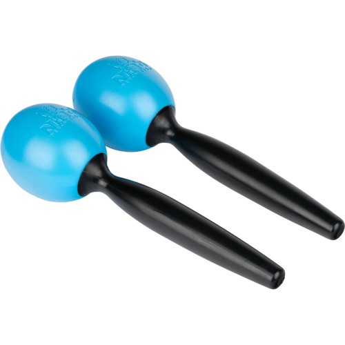 Nino 575SB Molded ABS Maracas, Pair - Sky Blue