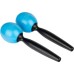 Nino 575SB Molded ABS Maracas, Pair - Sky Blue