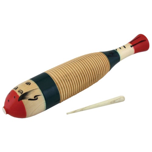 Percussion Plus Fish shaped guiro with scraper - PP226