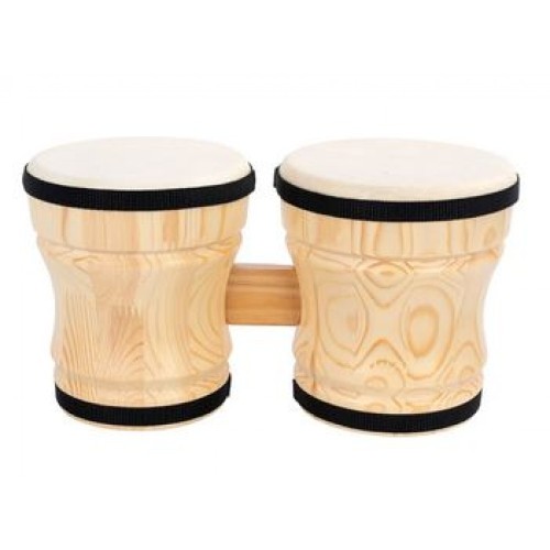 Percussion Plus PP312 Bongos Natural Pair 5.5" & 6.5"