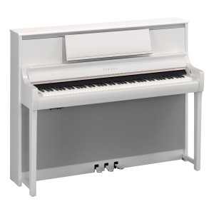 Yamaha Clavinova CSP-295 PWH Digital Piano With Bench - Polished White