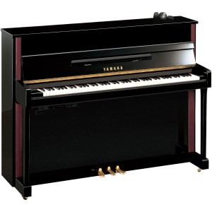 Yamaha  JX-113T SC3PE Upright Piano Silent Series - Polished Ebony