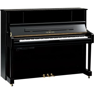Yamaha U1JTC3 PE TransAcoustic Piano - Polished Ebony