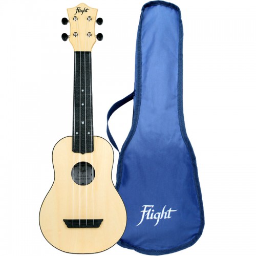 Flight TUS35 Natural Travel Soprano Ukulele