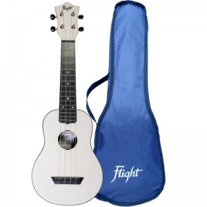 Flight TUS35 White Travel Soprano Ukulele