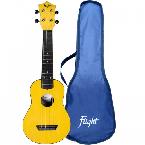 Flight TUS35 Yellow Travel Soprano Ukulele