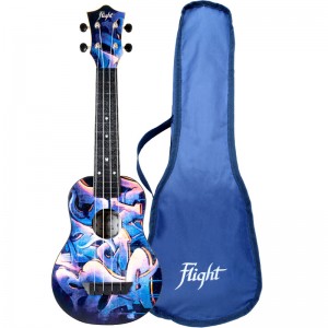 Flight TUS40 Graffiti Travel Soprano Ukulele