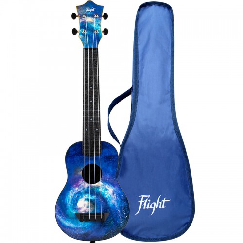 Flight TUSL40 SPACE Travel Concert Scale Soprano Ukulele