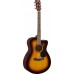 Yamaha FSX315C Electro-Acoustic Guitar - Tobacco Brown Sunburst Finish with Thomsun 11643-BA Acoustic Guitar Bag