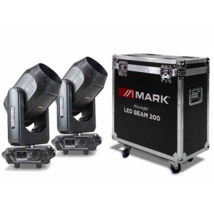 MARK MOVILIGHTLEDBEAM200 Twin Moving Head Lighting Kit