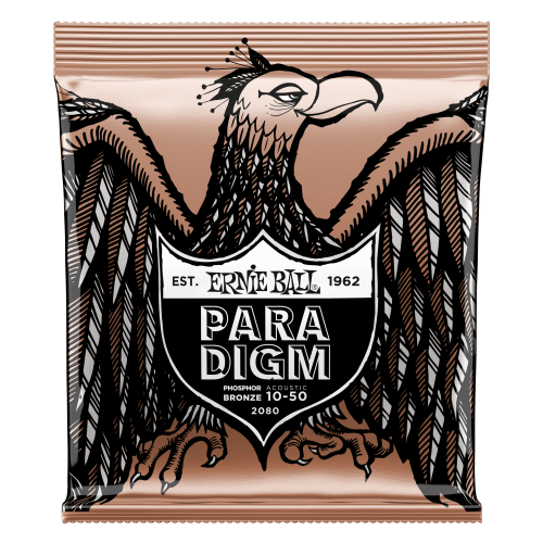 Ernie Ball Paradigm Extra Light Phosphor Bronze Acoustic Guitar Strings - 10-50 Gauge - P02080