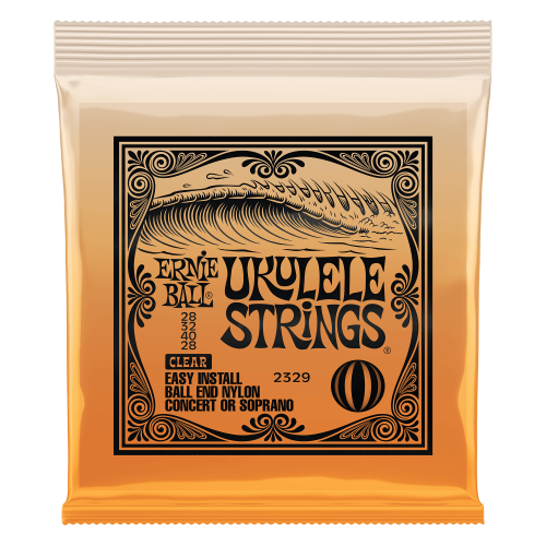 Ernie Ball Concert/Soprano Nylon Ball-End Ukulele Strings - Clear - P02329