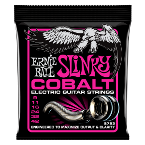 Ernie Ball Super Slinky Cobalt Electric Guitar Strings - 9-42 Gauge - P02723