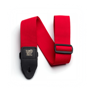 Ernie Ball Red Polypro Guitar Strap - P04040