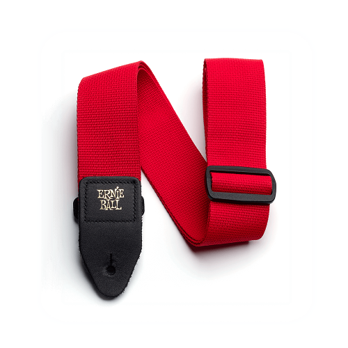 Ernie Ball Red Polypro Guitar Strap - P04040