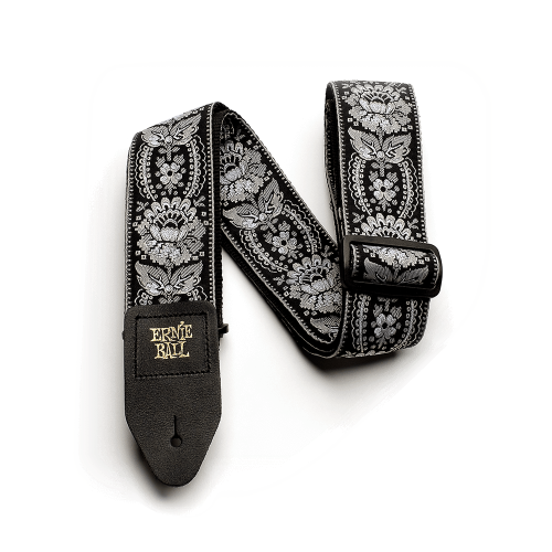 Ernie Ball Silver Orleans Jacquard Strap- P04150