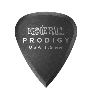 Ernie Ball 1.5mm Black Standard Prodigy Picks 6-pack  - P09199