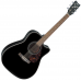 Yamaha FX370C BL Acoustic Electric Guitar-Black