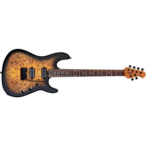 Sterling By Music Man Jason Richardson Signature Richardson6 Electric Guitar - Natural Poplar Burl Burst