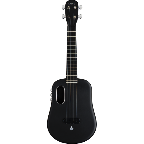 Lava U Freeboost Carbon Fibre Electric-Acoustic Concert Ukulele - Black