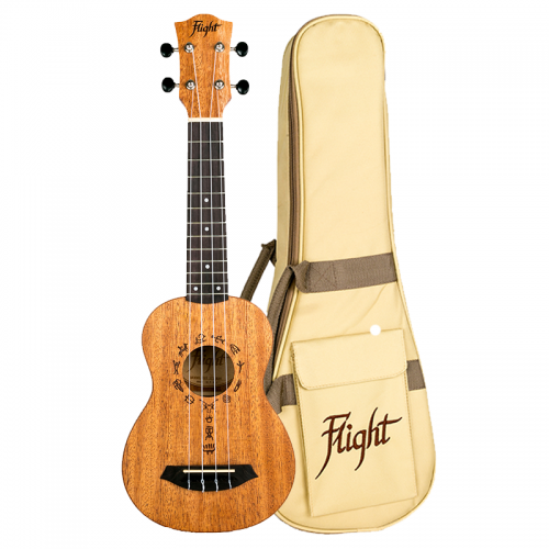 Flight DUS371 Mahogany Soprano Ukulele